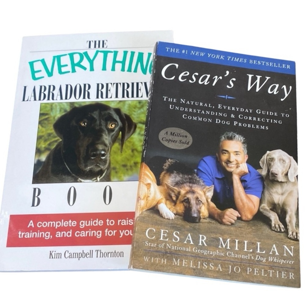 New Dog Owners Paperback Book Bundle Labrador Puppy Dog Training Cesar Millan